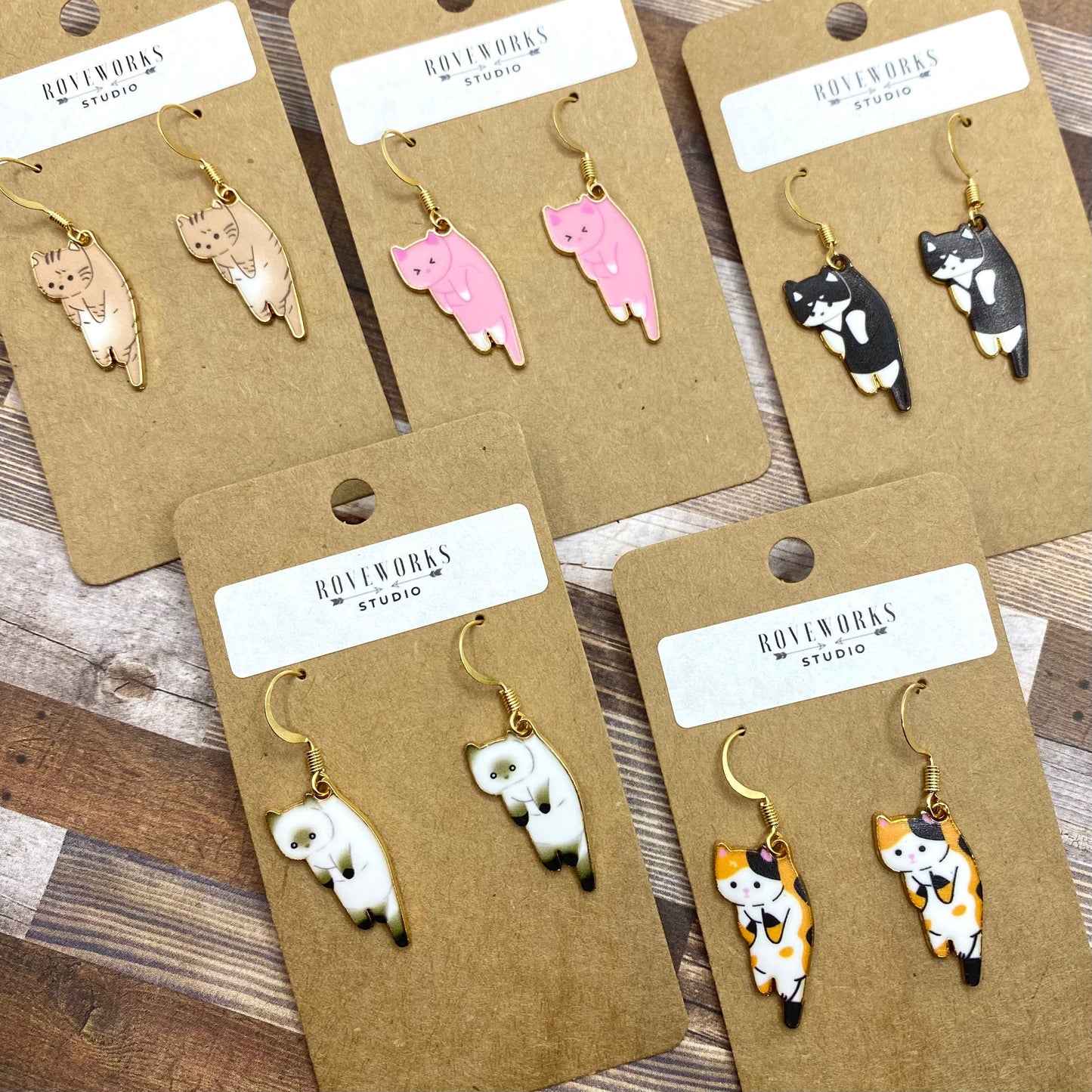 HANGING KITTEN Earrings