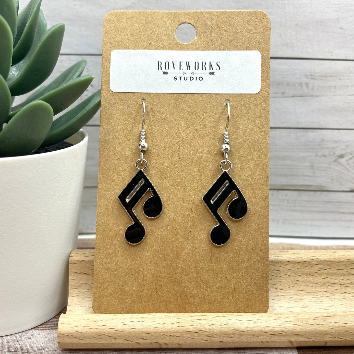MUSIC NOTES Mismatched Earrings