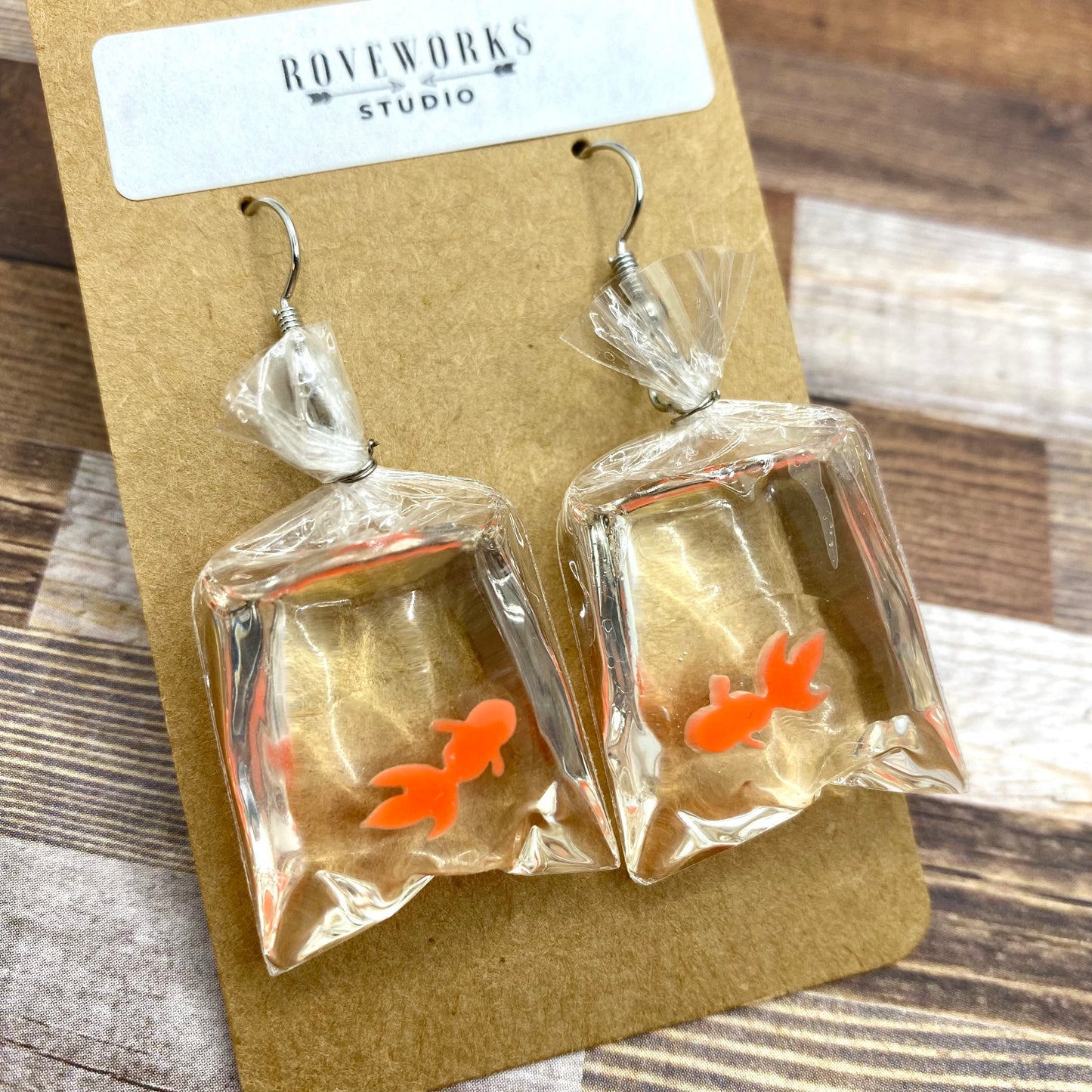 GOLDFISH IN BAGS Earrings