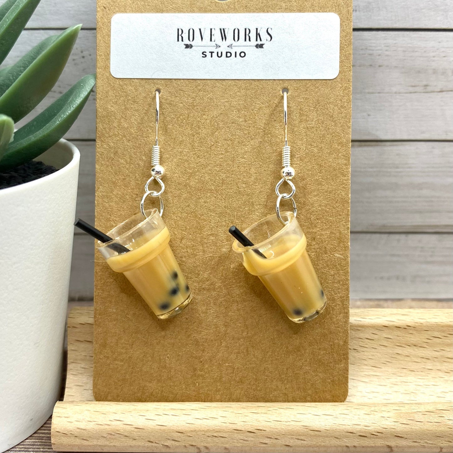 Chai BUBBLE TEA Earrings