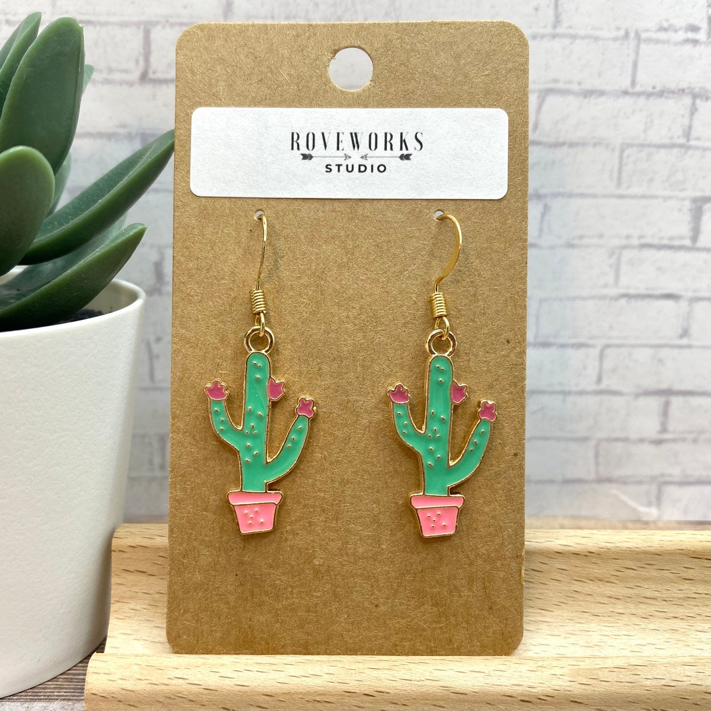 Flowering CACTUS Earrings