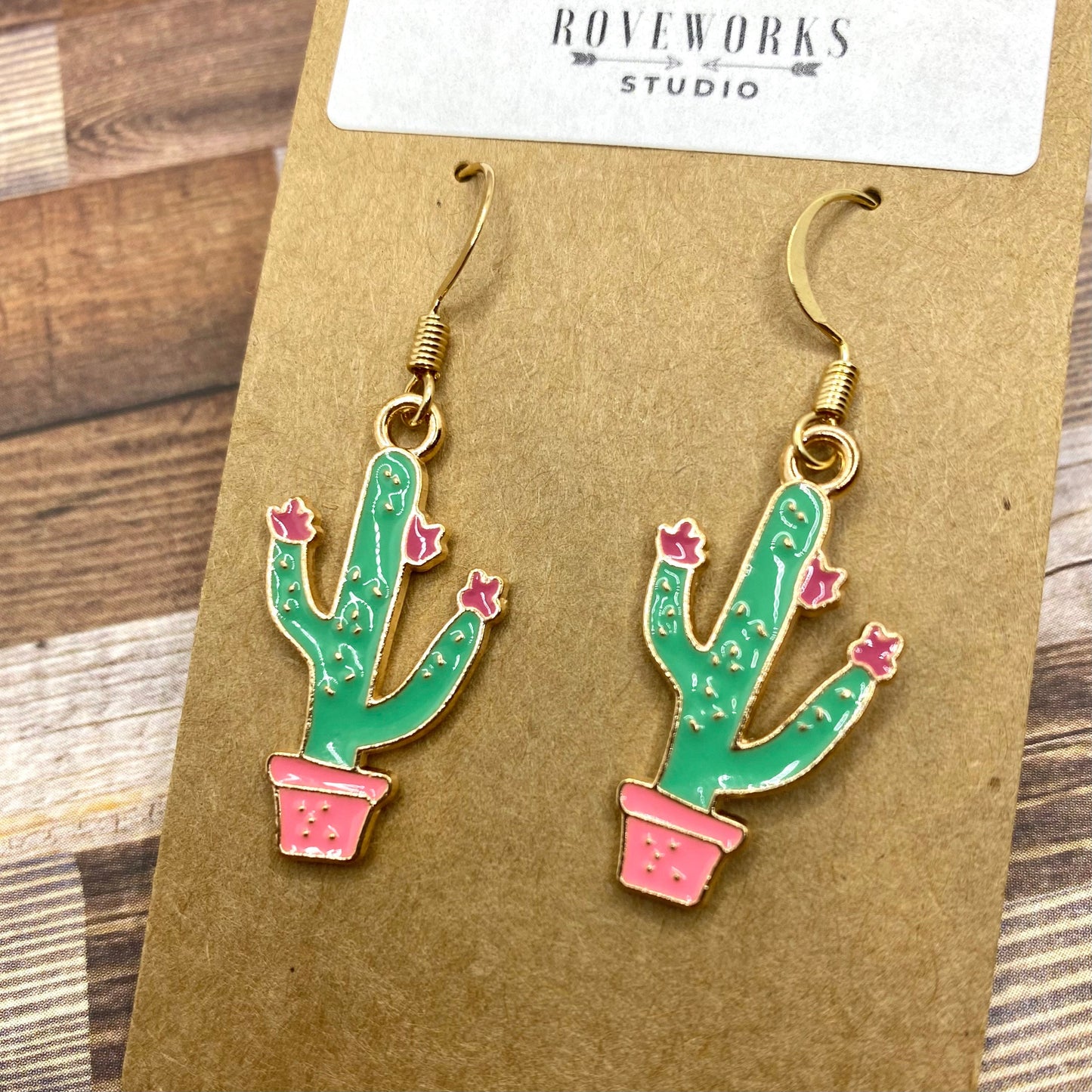 Flowering CACTUS Earrings