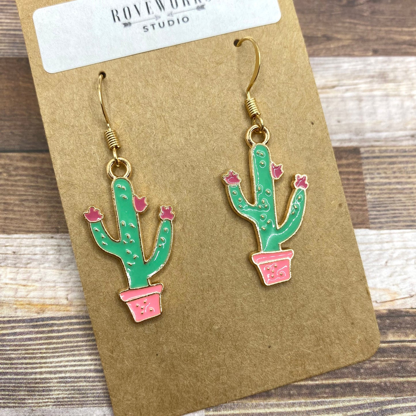 Flowering CACTUS Earrings