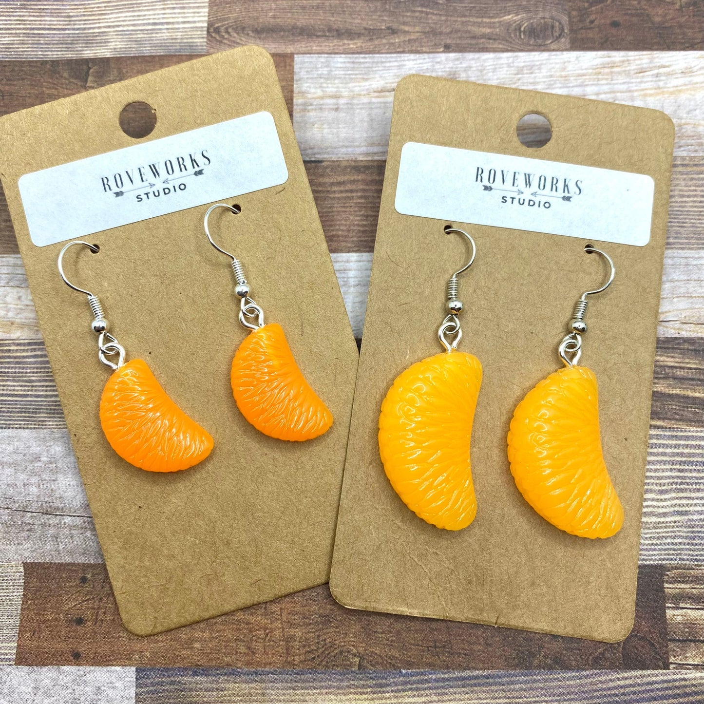 ORANGE Segment Earrings