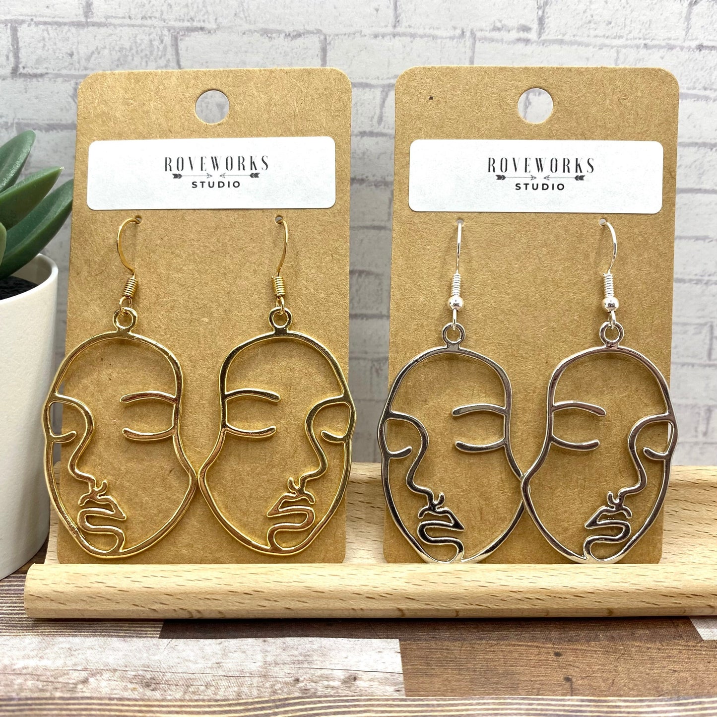 Abstract FACE Earrings
