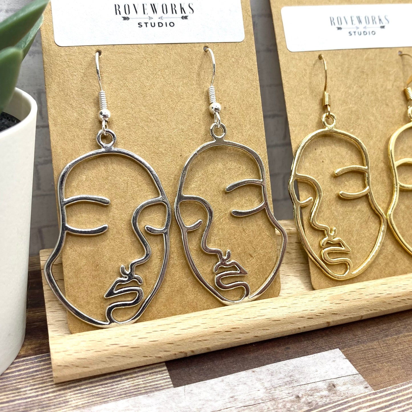 Abstract FACE Earrings