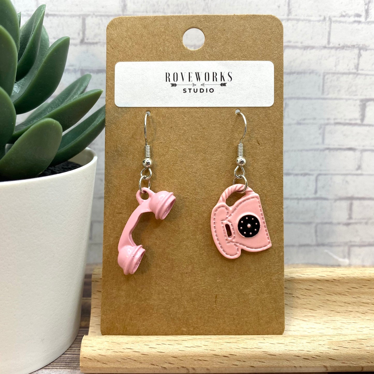 Old Vintage TELEPHONE Mismatched Earrings