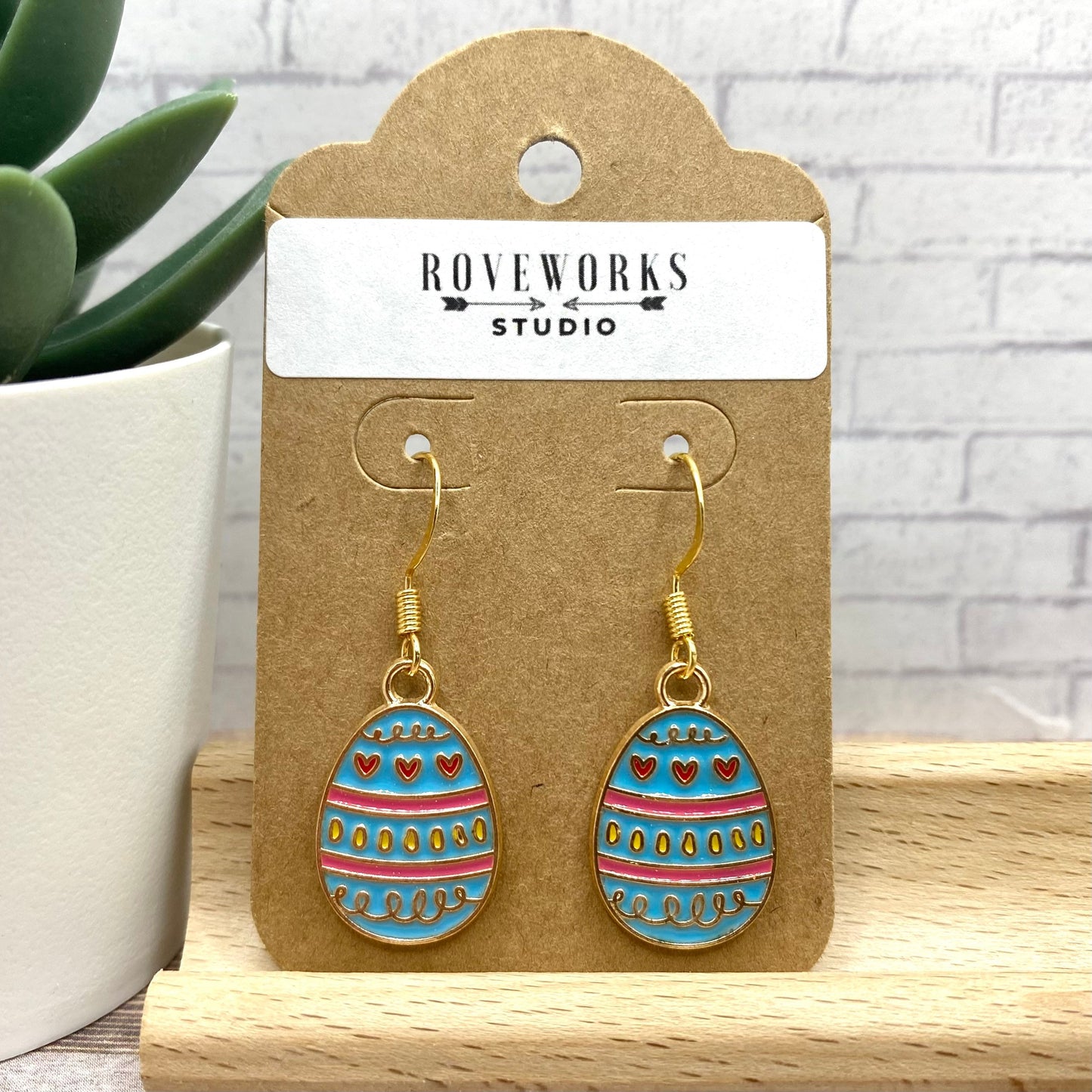 Decorated EASTER EGG Earrings