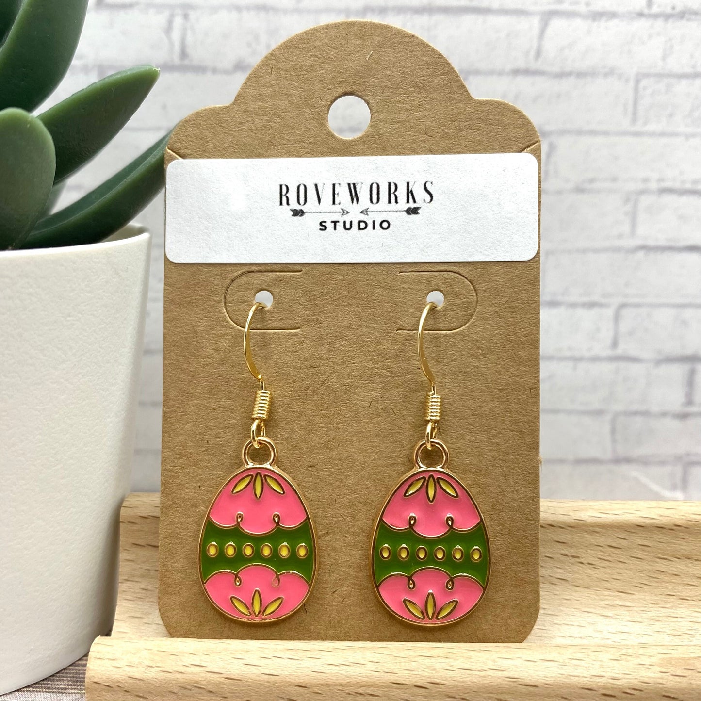 Decorated EASTER EGG Earrings
