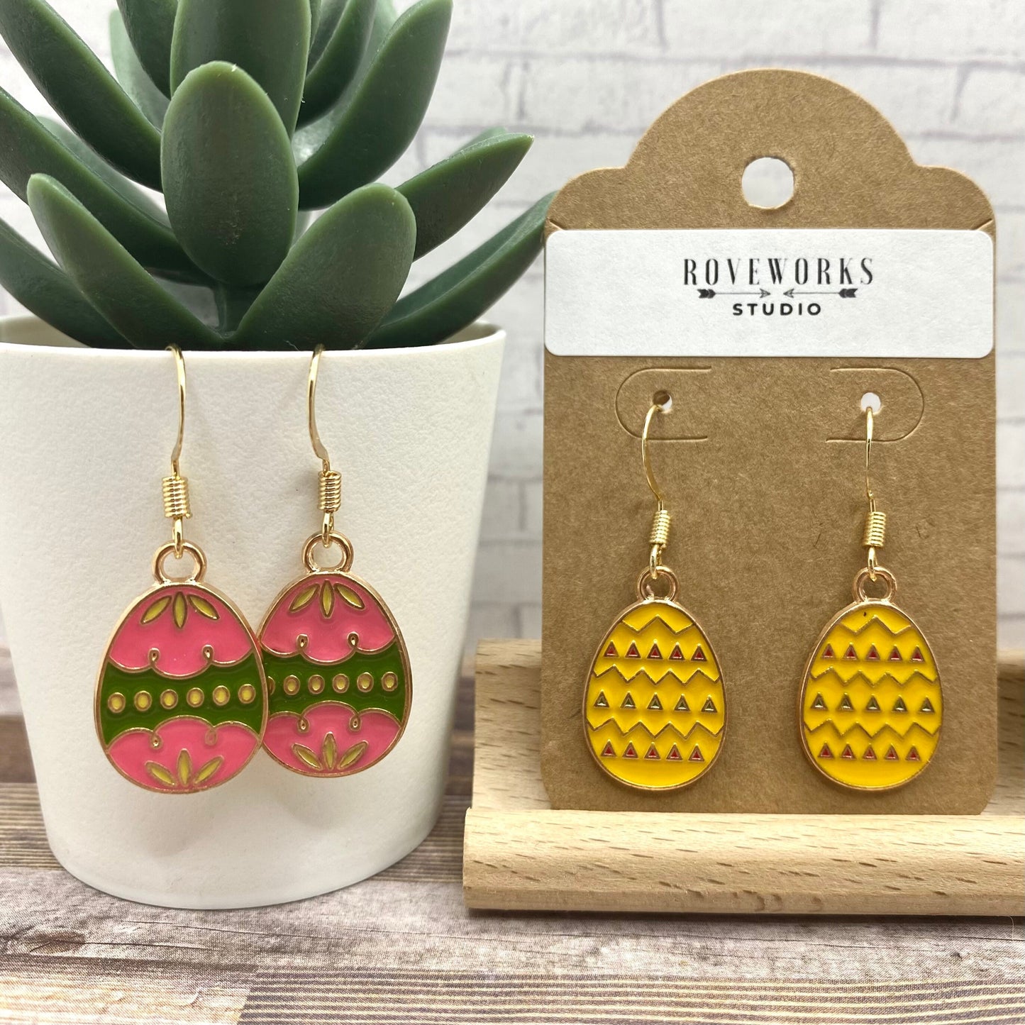 Decorated EASTER EGG Earrings