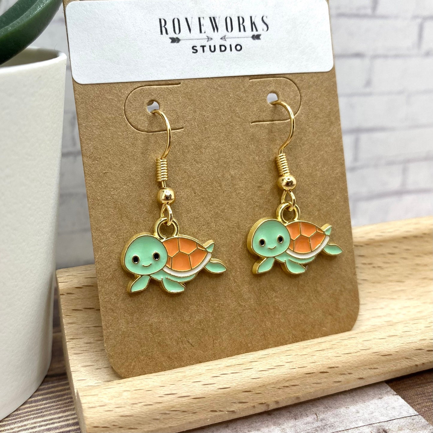 Tiny TURTLE Earrings