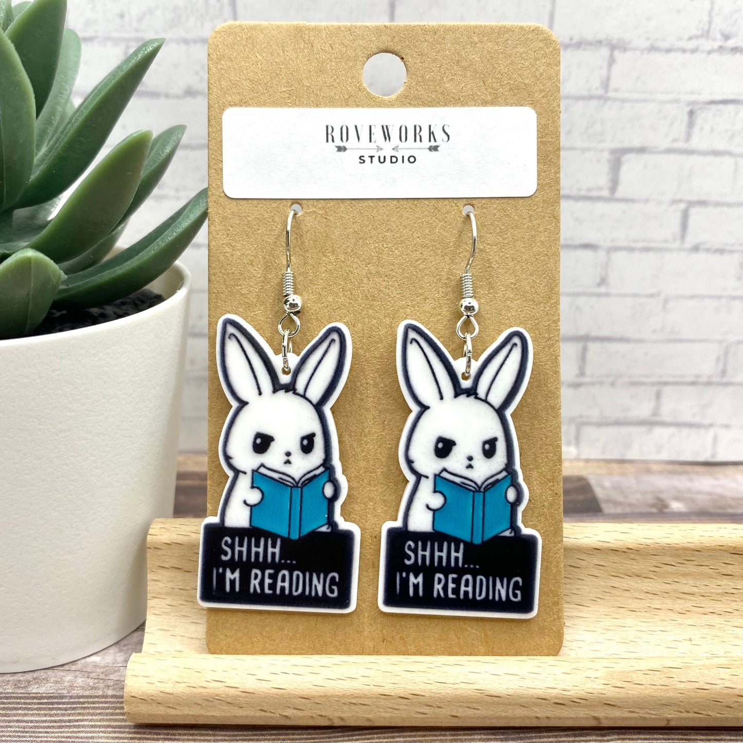Shh I’m READING Book Lover Earrings