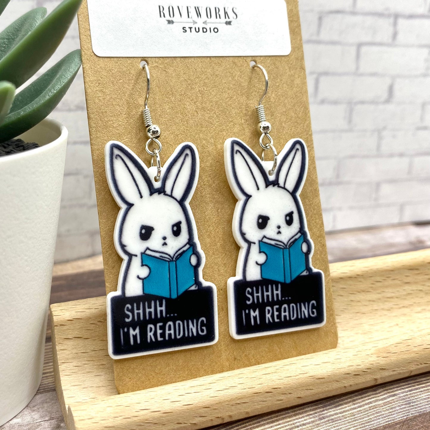 Shh I’m READING Book Lover Earrings