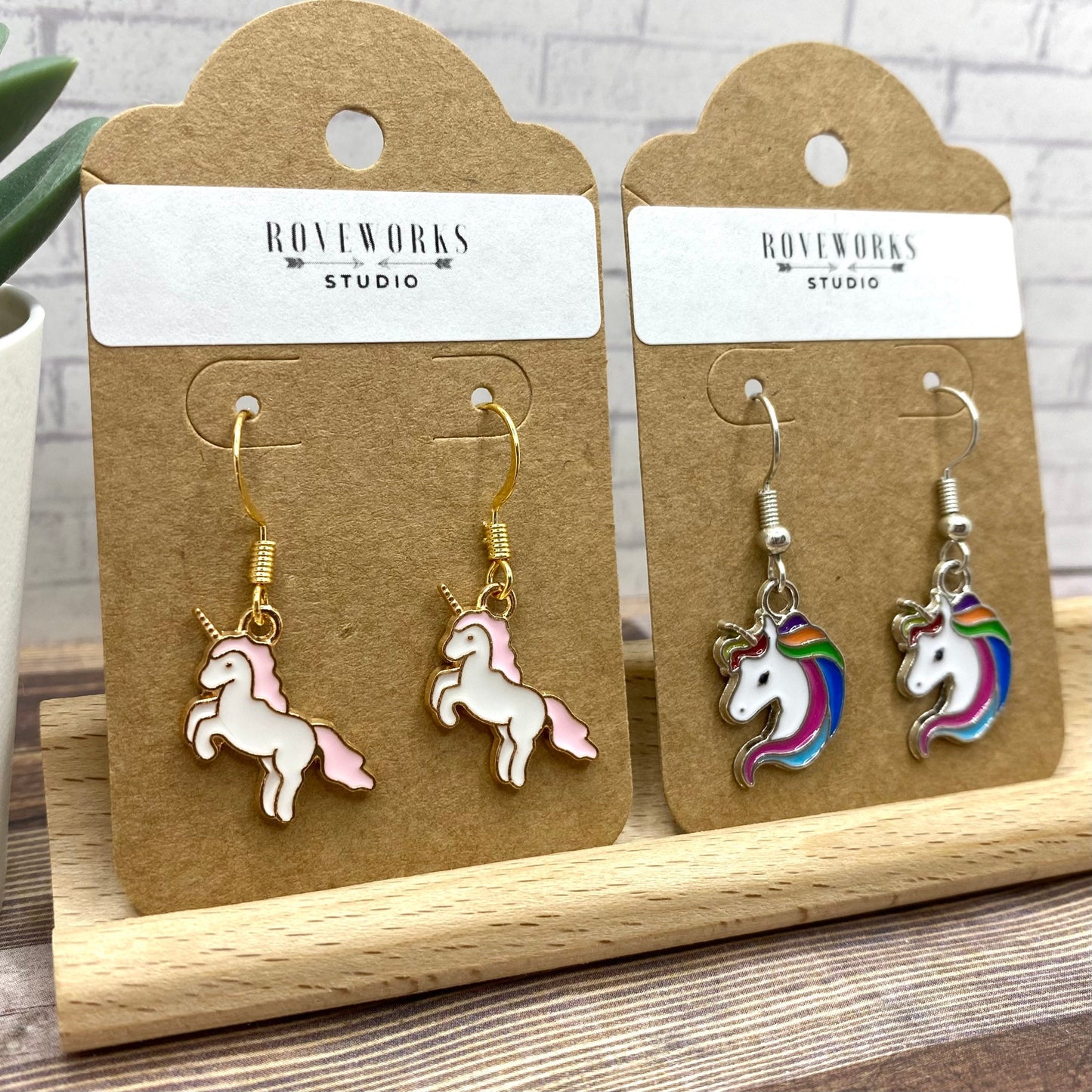 Small Magical UNICORN Earrings