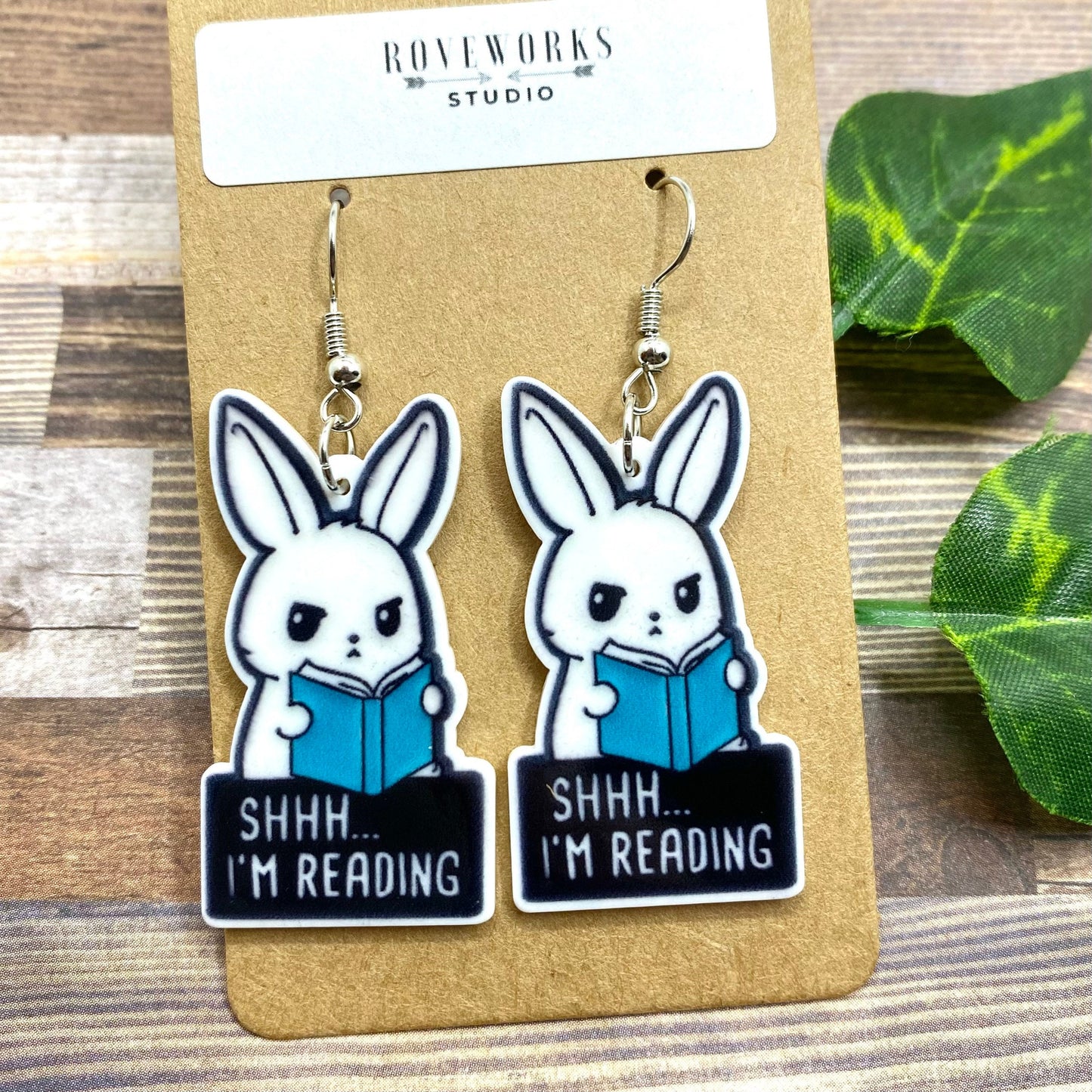 Shh I’m READING Book Lover Earrings