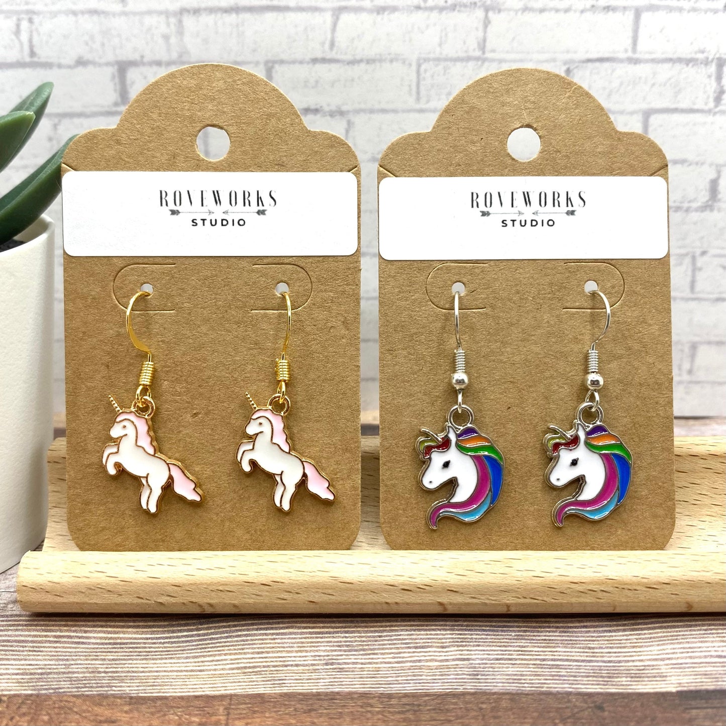 Small Magical UNICORN Earrings