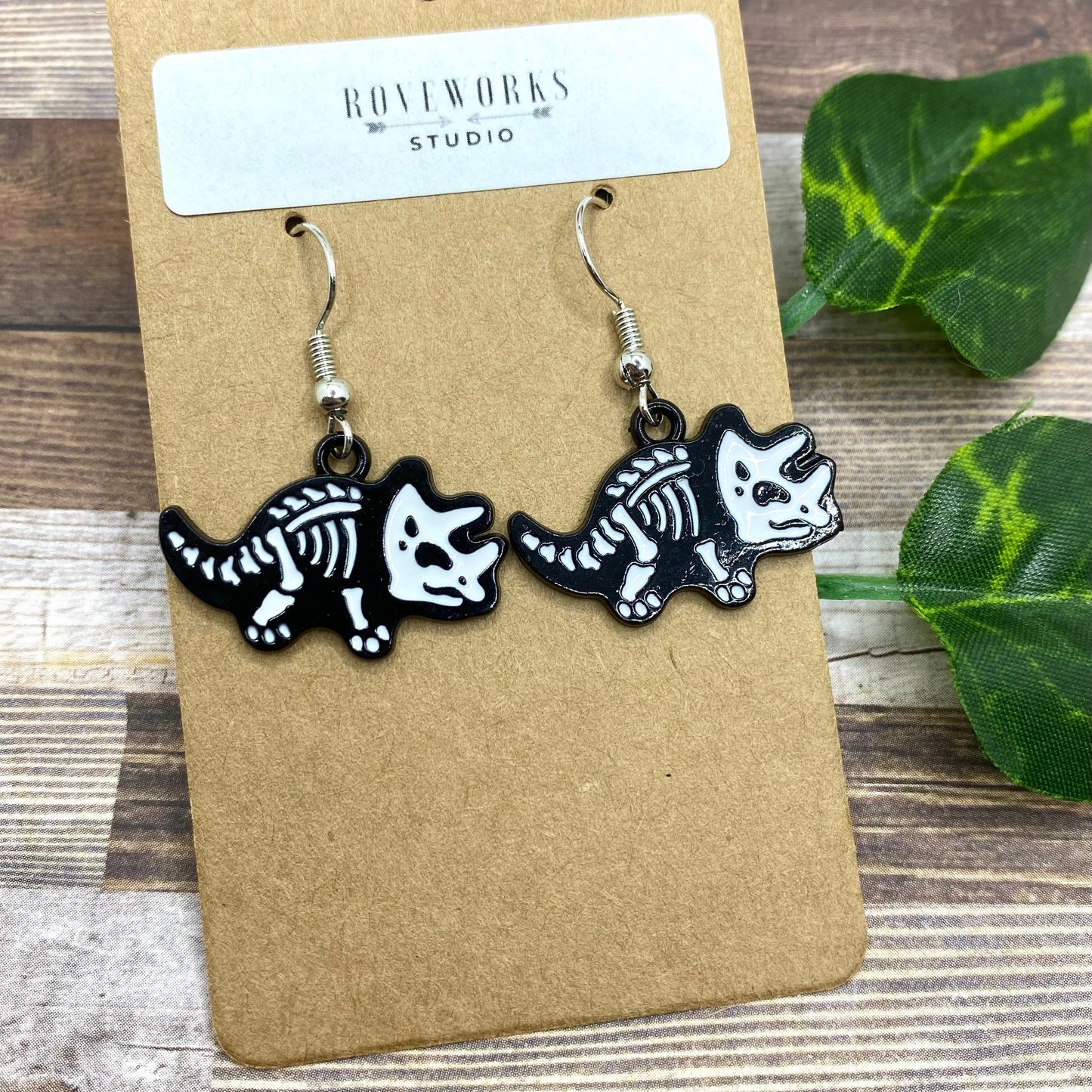 DINOSAUR Skeleton Earrings