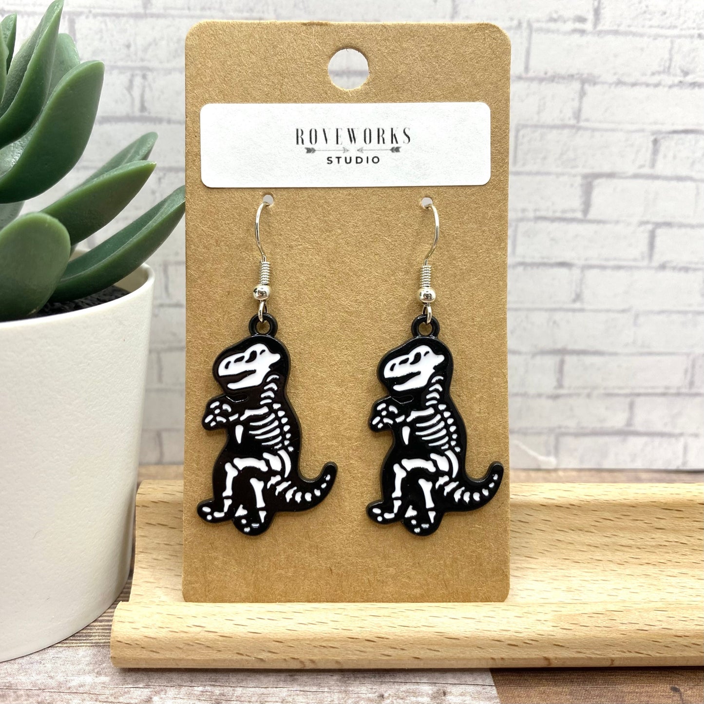 DINOSAUR Skeleton Earrings