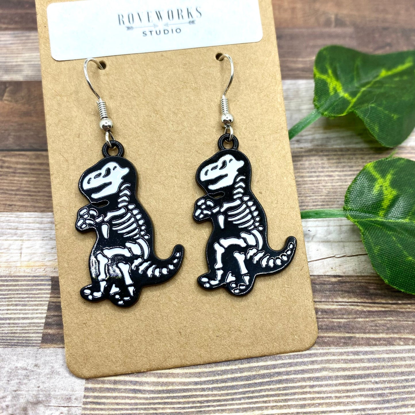 DINOSAUR Skeleton Earrings