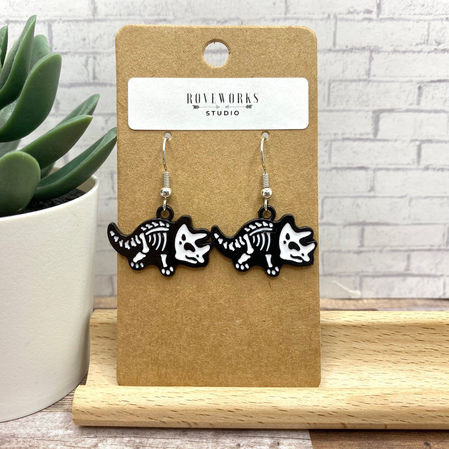 DINOSAUR Skeleton Earrings