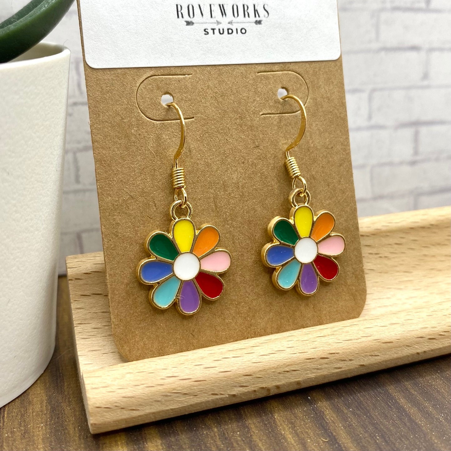RAINBOW FLOWER Earrings