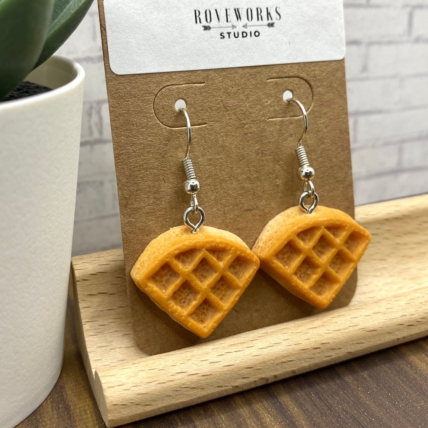 WAFFLE EARRINGS