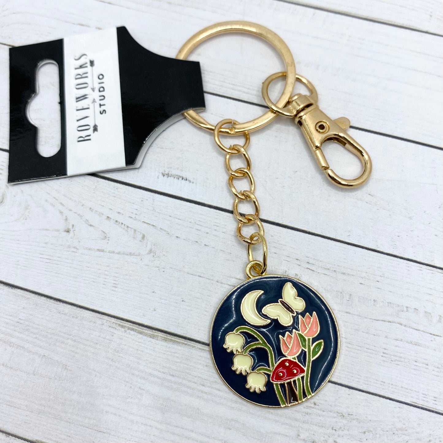 MUSHROOM KEYCHAINS - 2 Colors Available