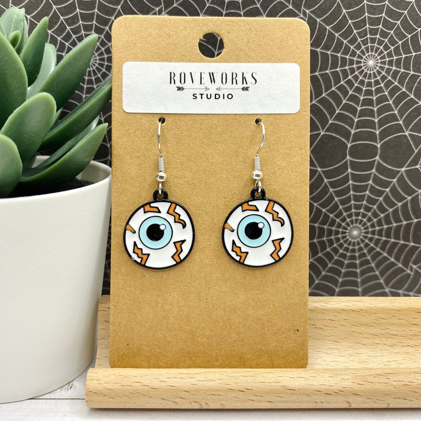 BLOODSHOT EYES Halloween Earrings