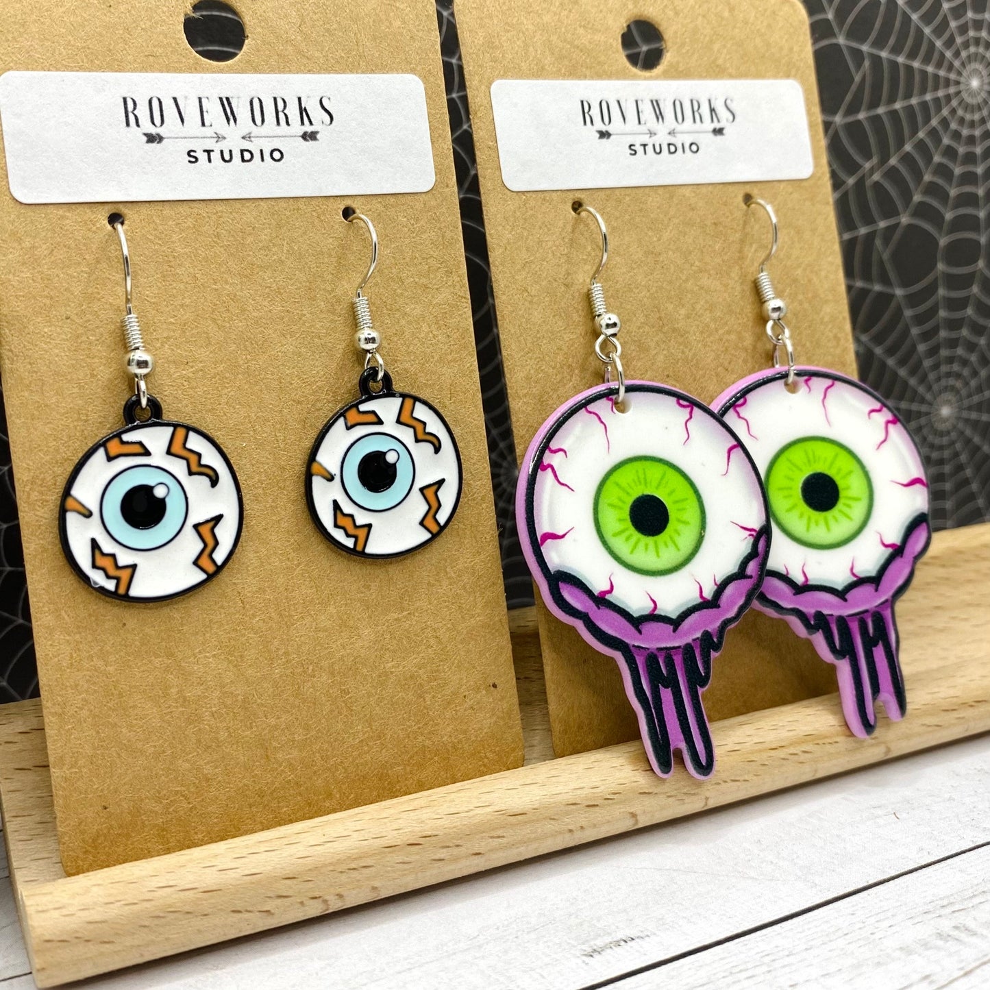 BLOODSHOT EYES Halloween Earrings