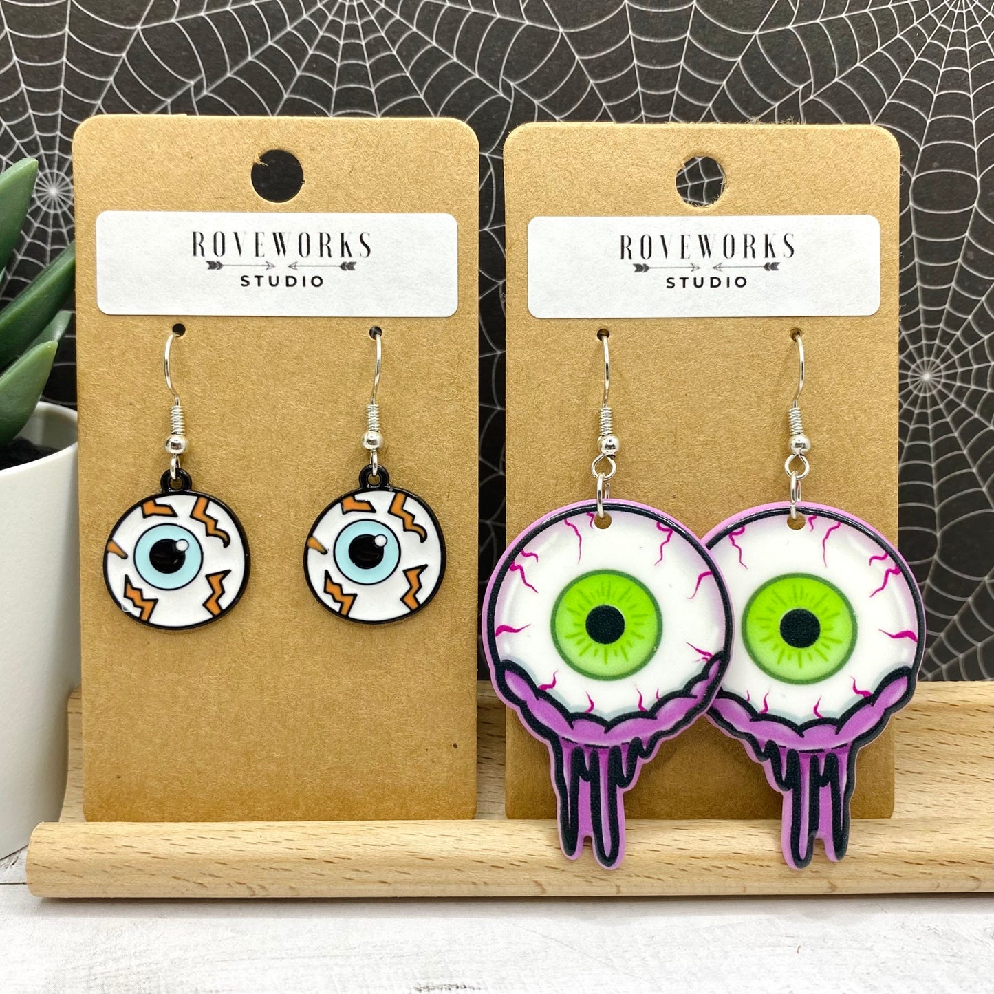 BLOODSHOT EYES Halloween Earrings