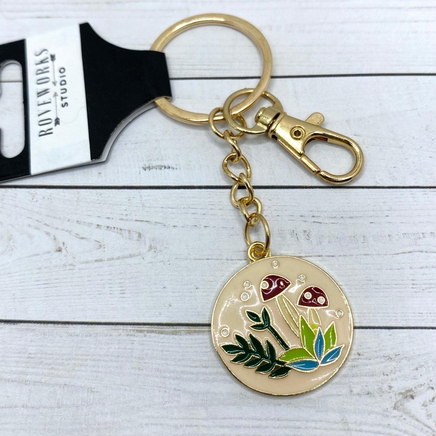 MUSHROOM KEYCHAINS - 2 Colors Available
