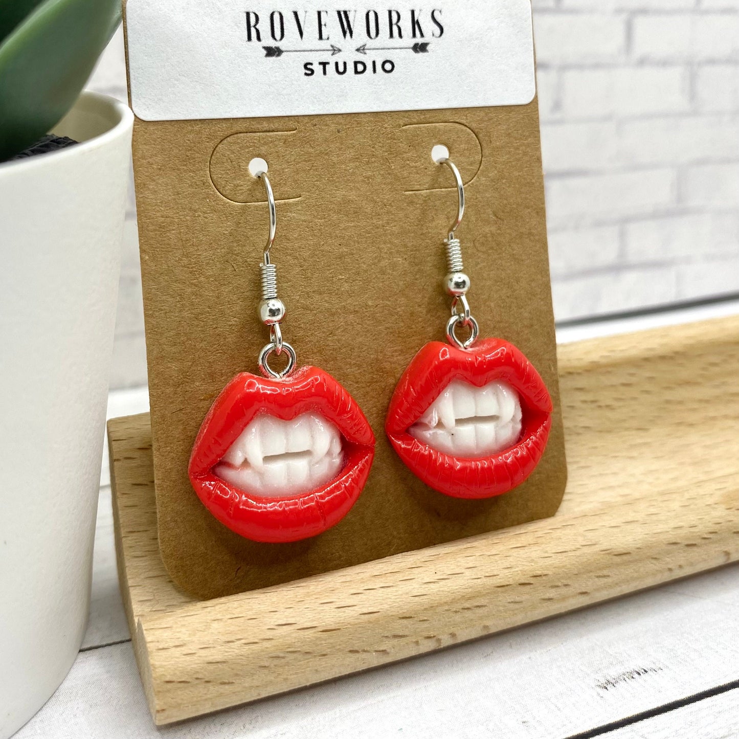 Spooky VAMPIRE TEETH Earrings
