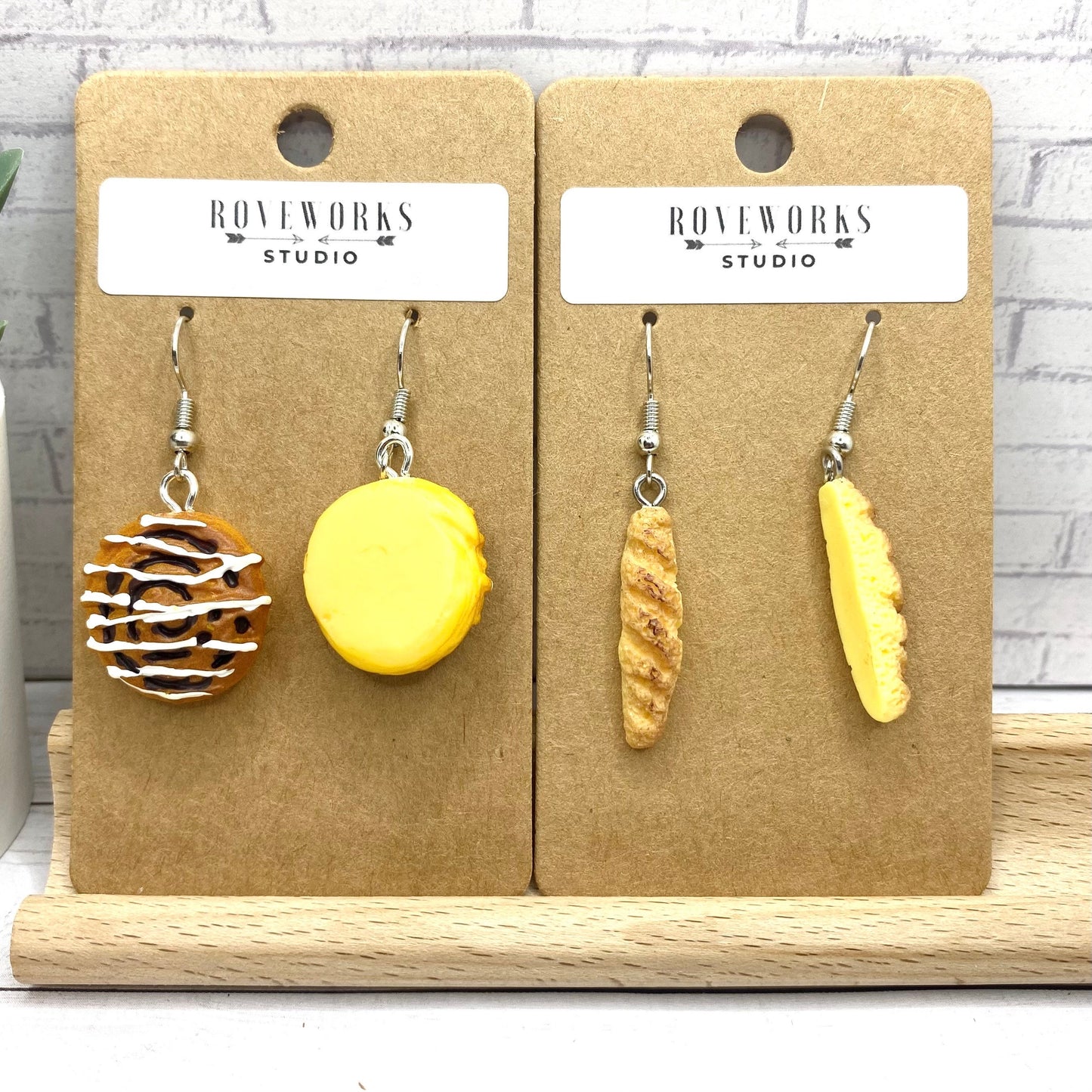 Bread & CINNAMON ROLL Earrings