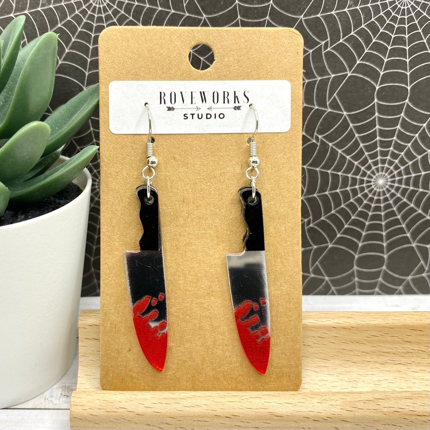 Creepy Bloody WEAPON Earrings