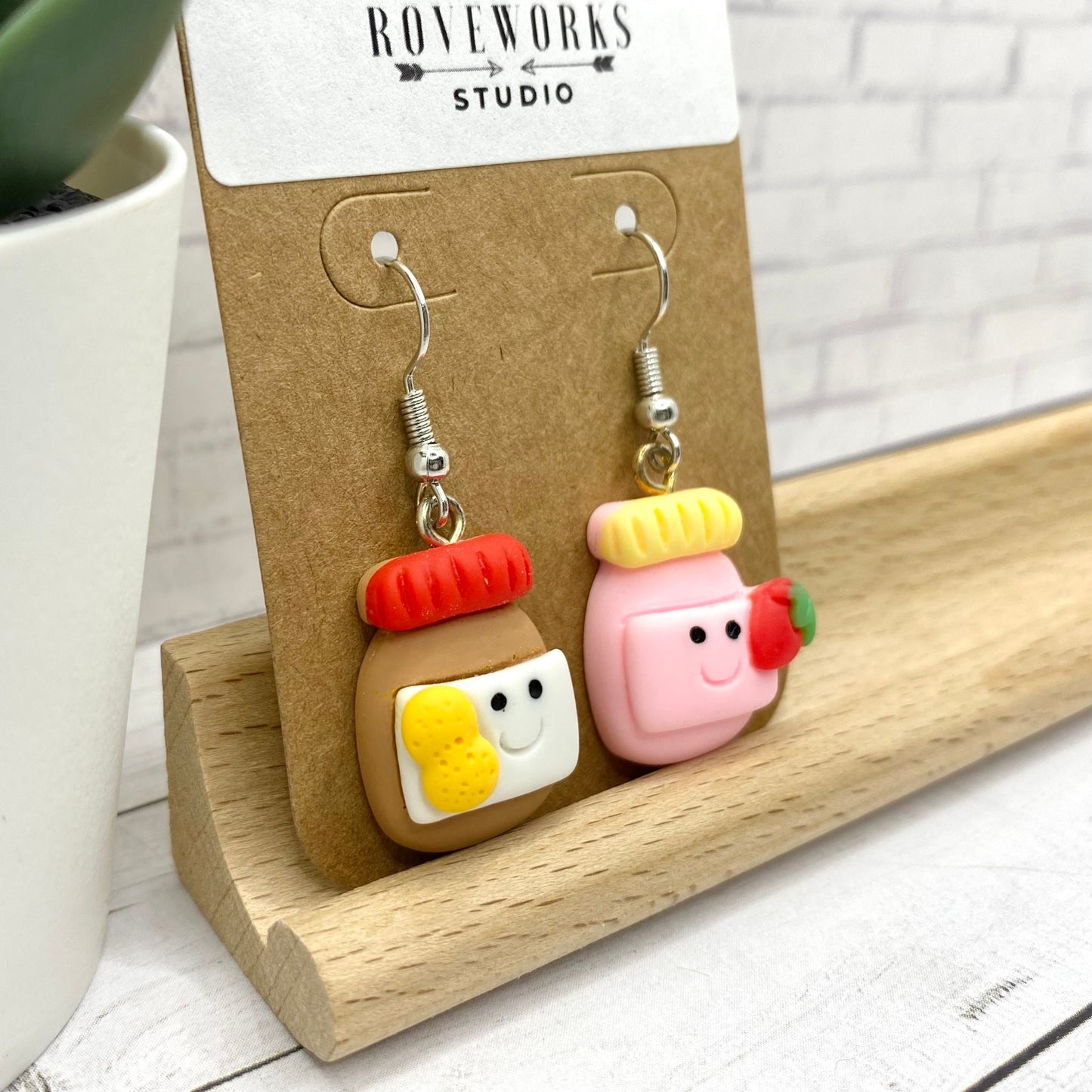 Mismatched PEANUT BUTTER & JAM Earrings