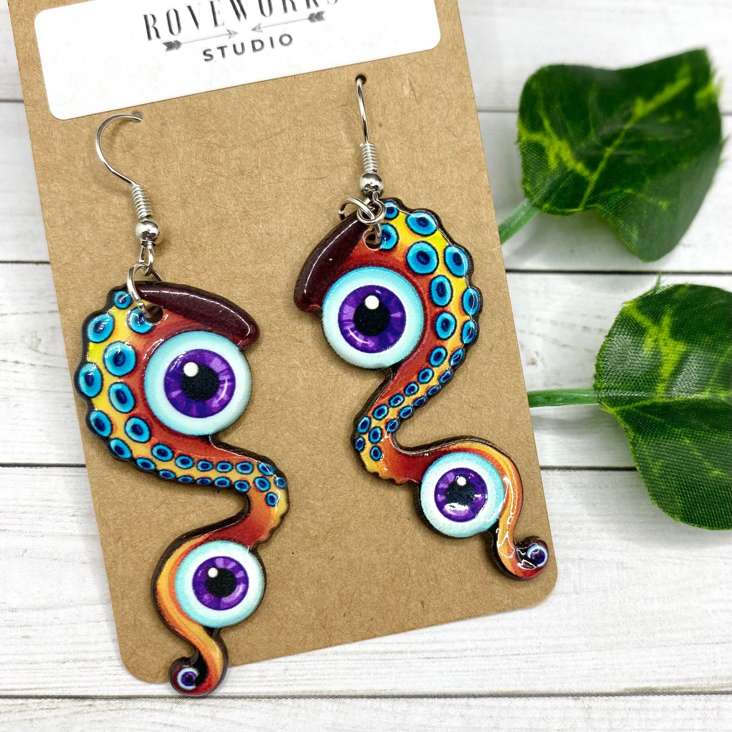 Creepy LAVA LAMP & TENTACLE Earrings
