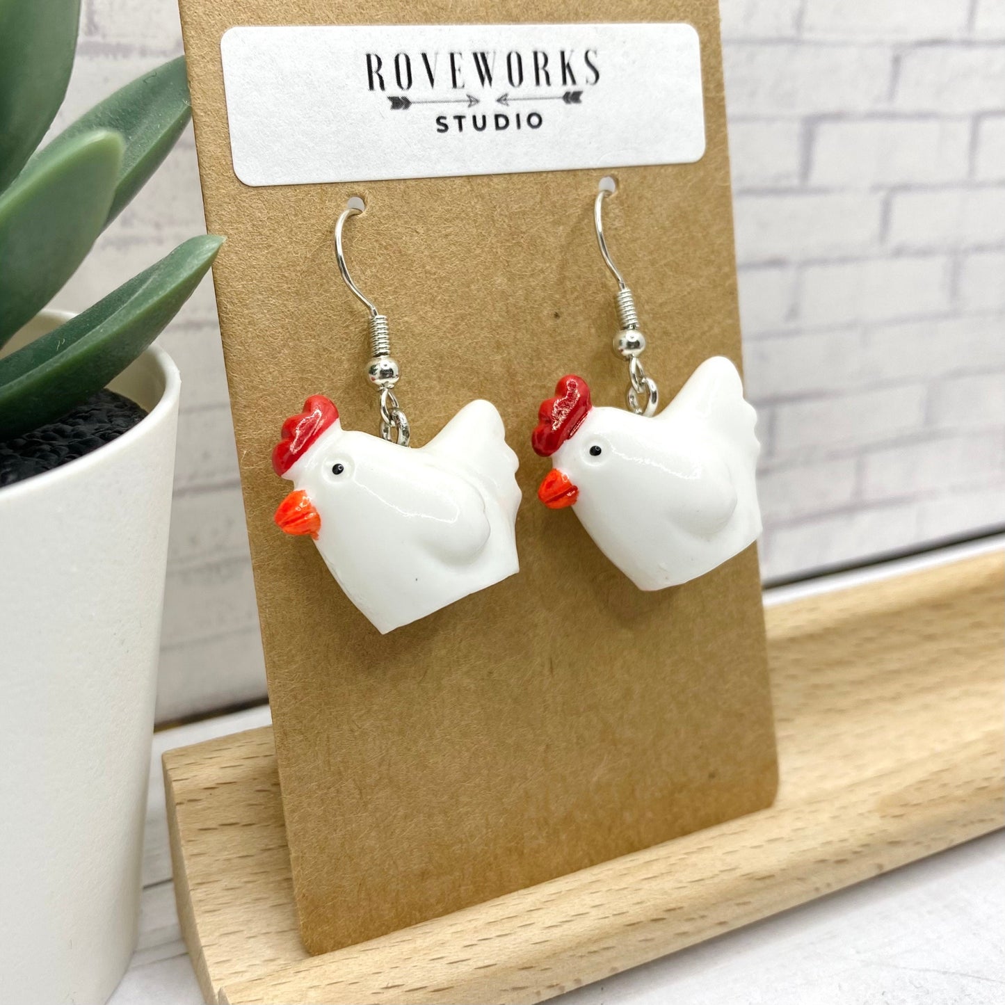 CHICKEN & EGGS Mismatched Earrings