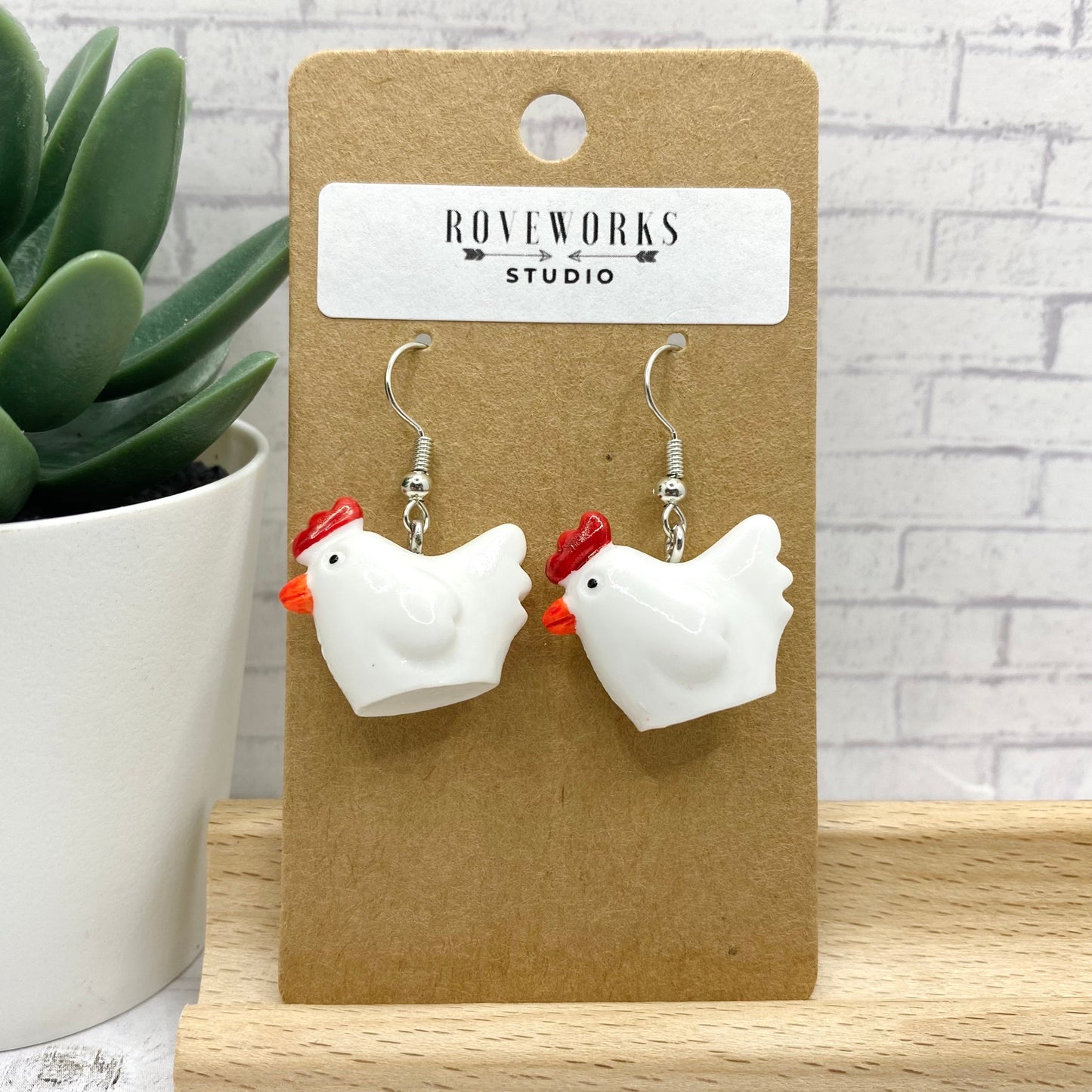 CHICKEN & EGGS Mismatched Earrings