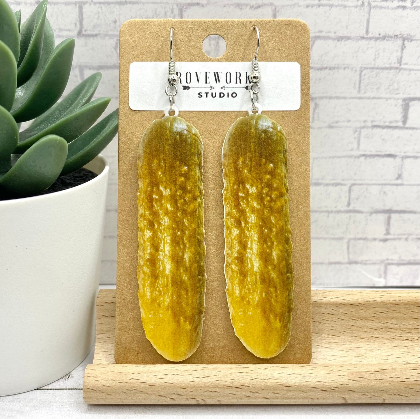 Big DILL PICKLE Earrings