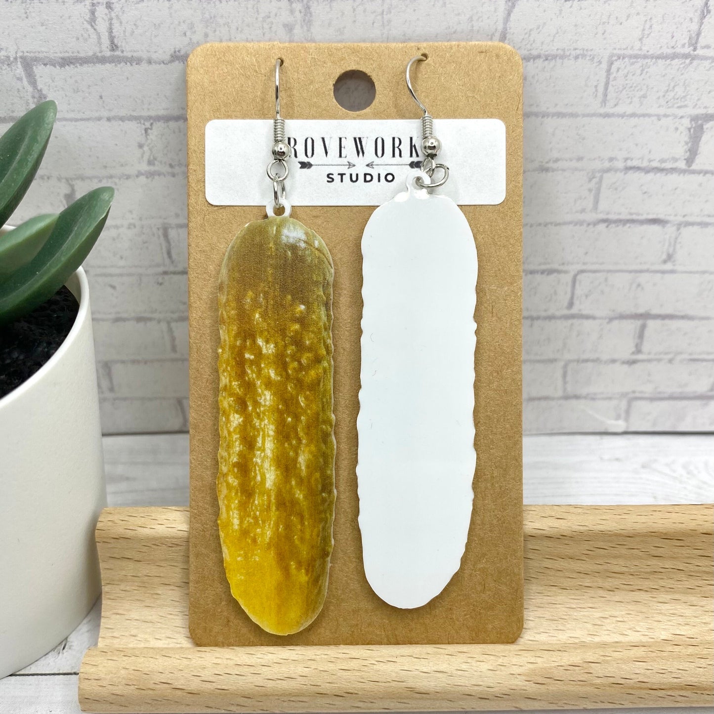 Big DILL PICKLE Earrings