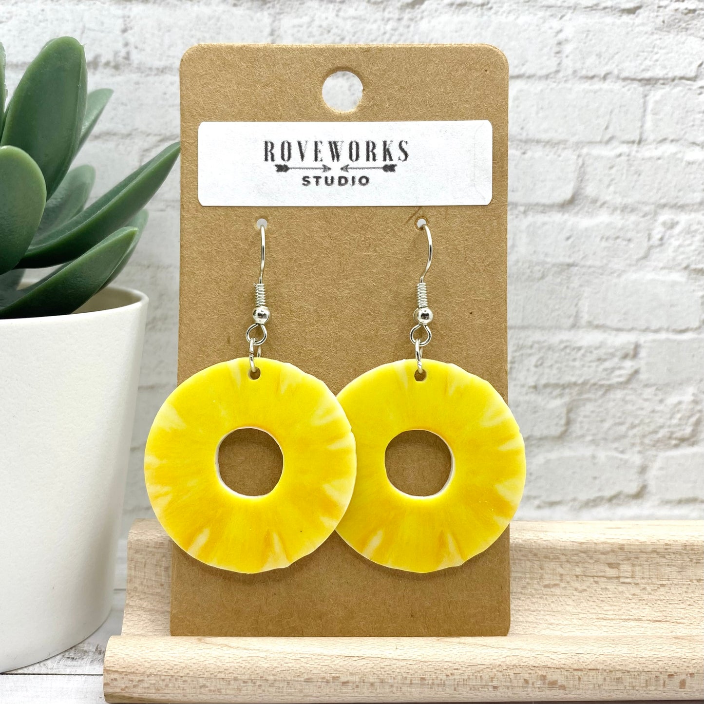 PINEAPPLE Slices & GRAPEFRUIT Earrings