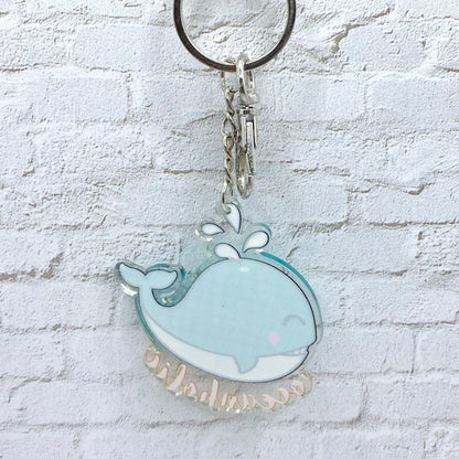 Oceanholic Blue Whale KEYCHAIN