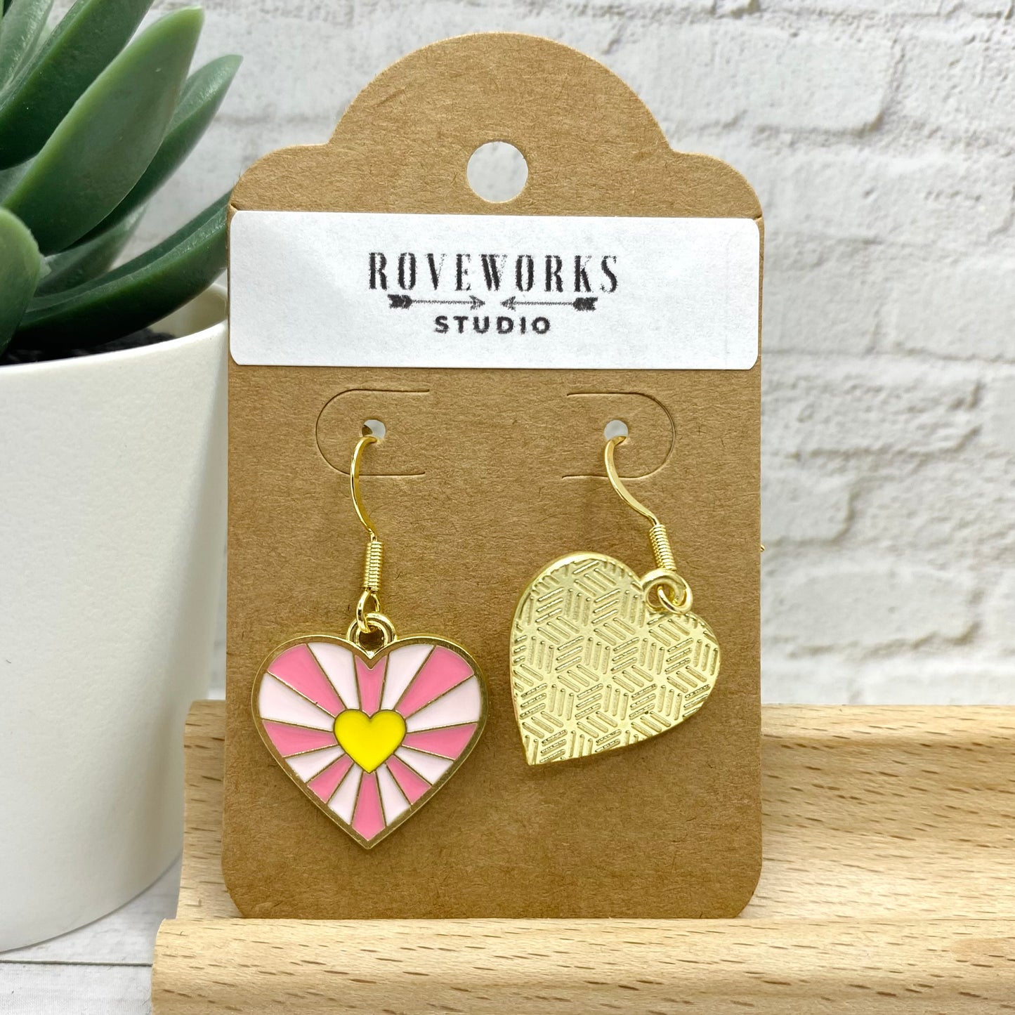 Starburst HEART Earrings