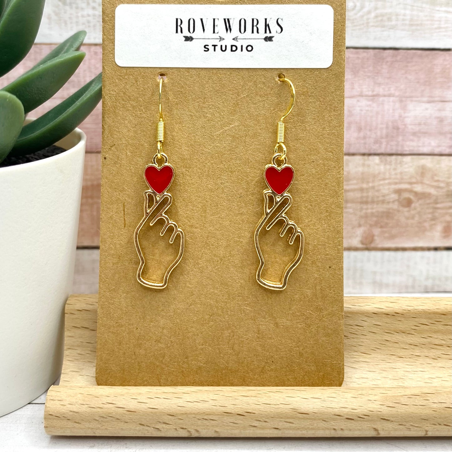 FINGER HEART Earrings