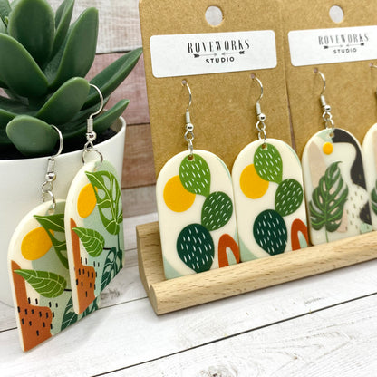 PLANT SCENES with Sunrises Earrings