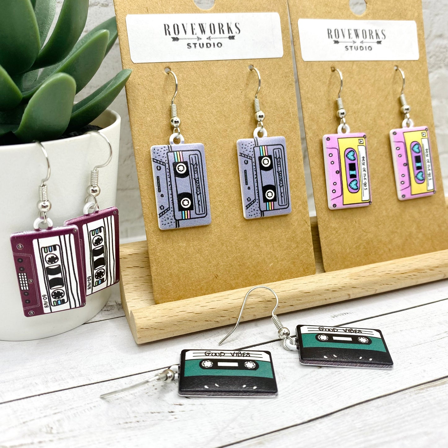 90’s CASSETTE TAPE Earrings