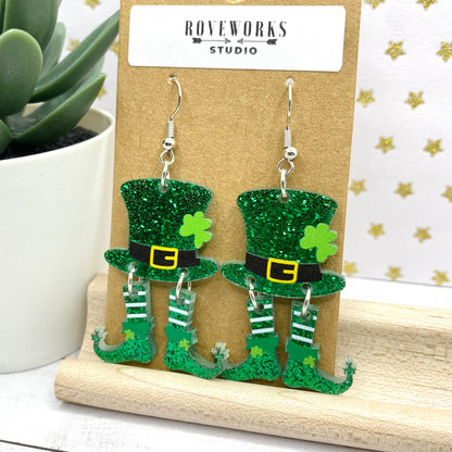 LEPRECHAUN St. Patrick’s Day Earrings