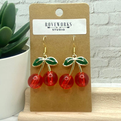 CHERRY Earrings - 2 colors to choose from