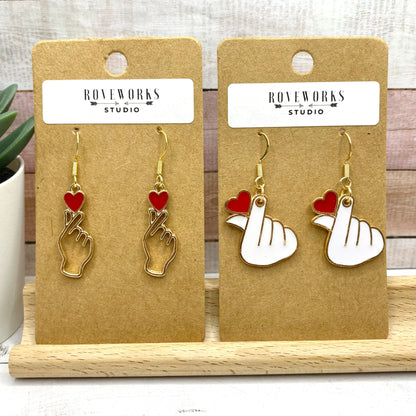 FINGER HEART Earrings