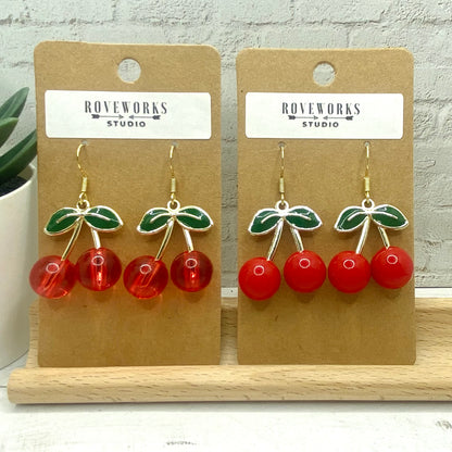 CHERRY Earrings - 2 colors to choose from